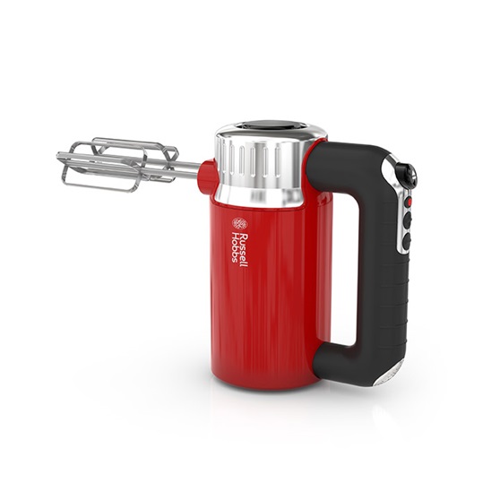 Retro Style Red Hand Mixer Russell Hobbs